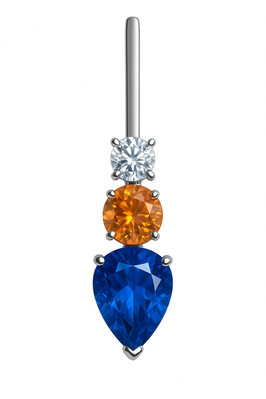 Amberiage de Kavati Hairpin
